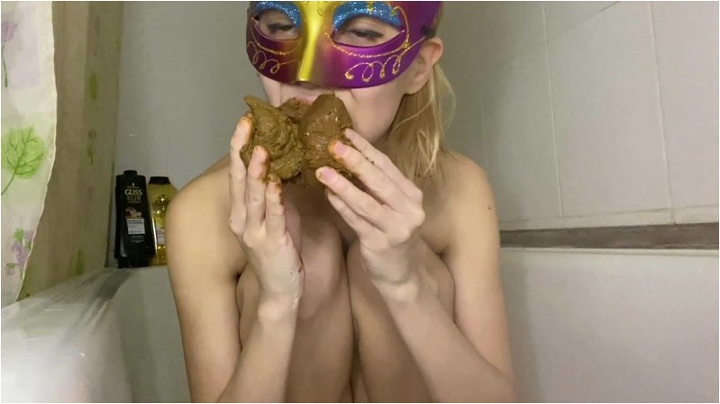 p00girl - Big Log Of Shit In Mouth And Body